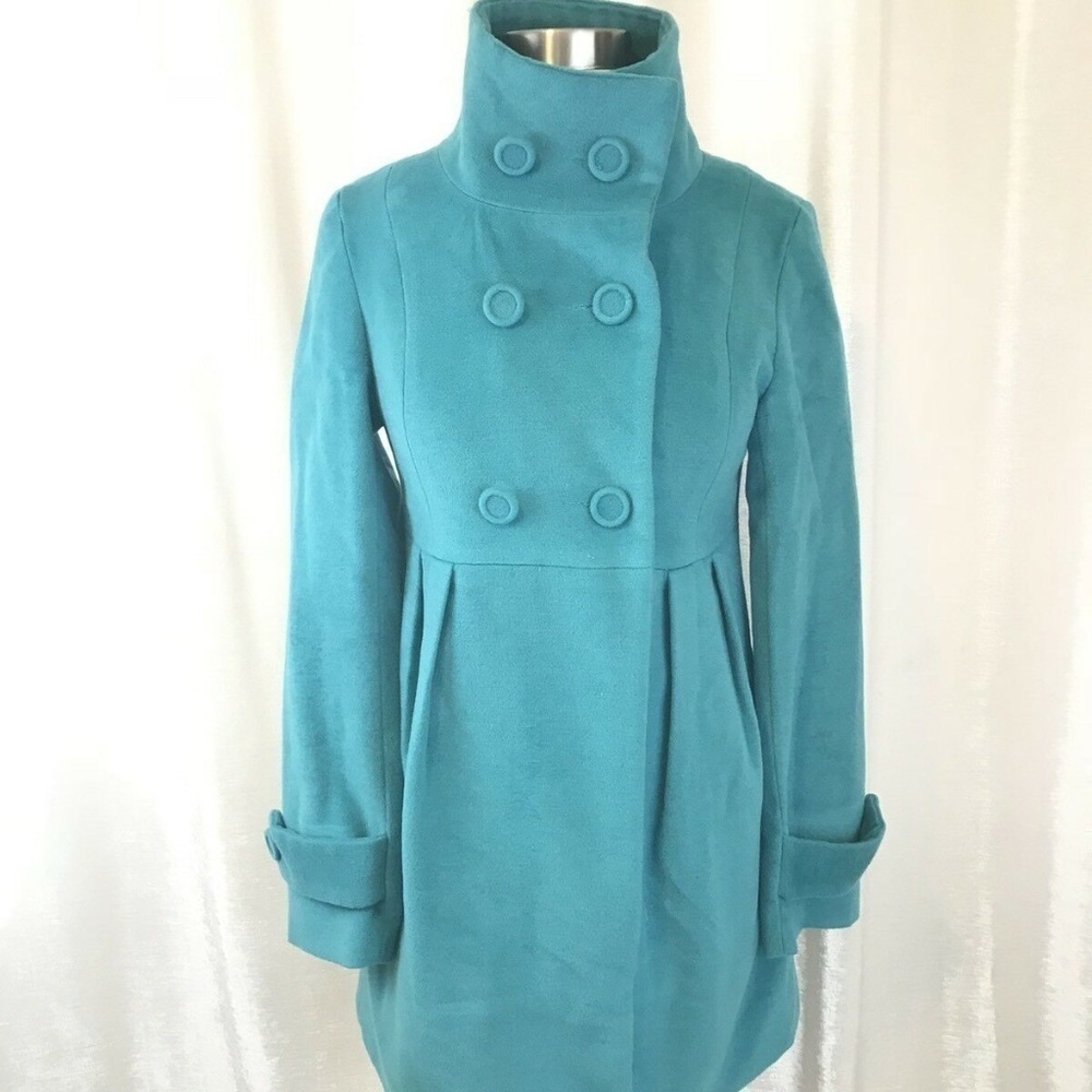 Women's Emmelee Small Green Basic Coat